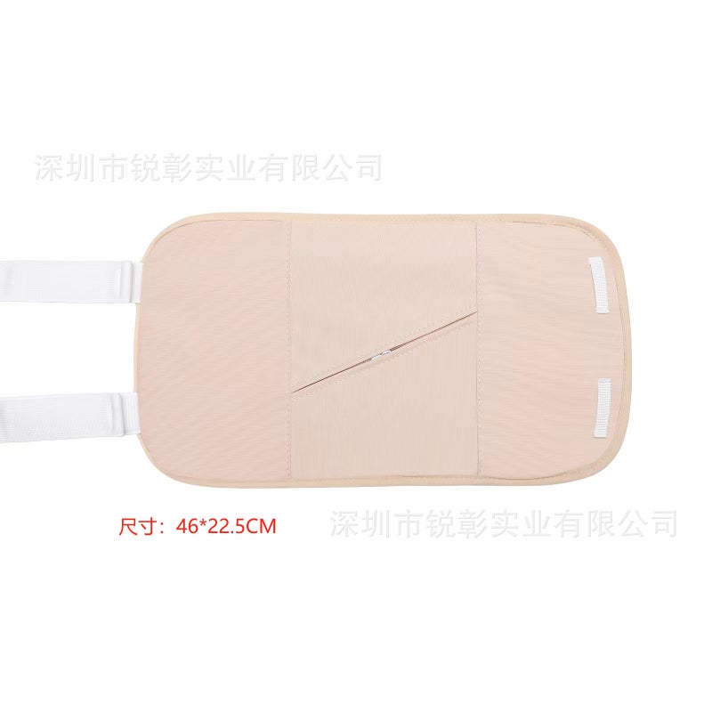 Castor Oil Bag Leak-Proof Oil Washable Reusable Essential Oil Care Auxiliary Bag Castor Oil Waist Care Bag - Image 1