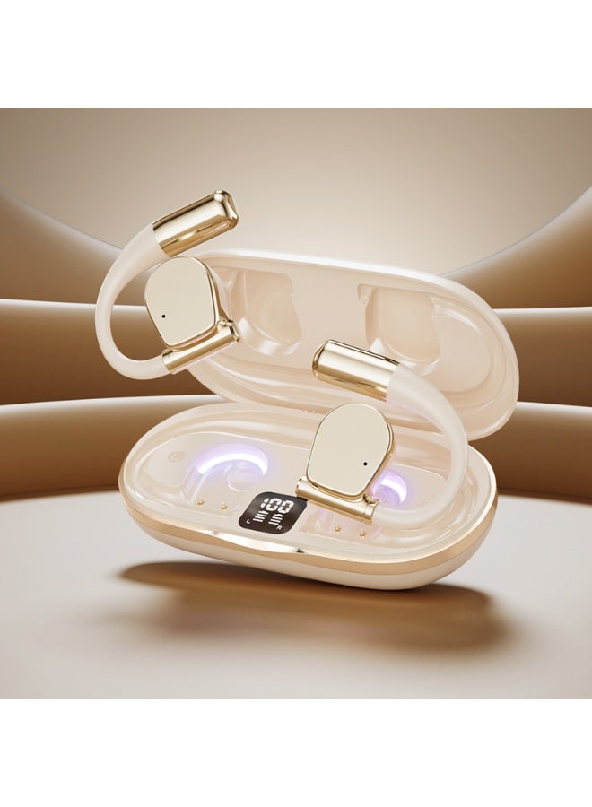 Qiwa-M111 2025 New Edition Ultraviolet Sterilization OWS Open Bluetooth Headphones, with a battery life of up to 30+ hours, feature IPX4 water resistance and noise cancellation for calls. - Image 1