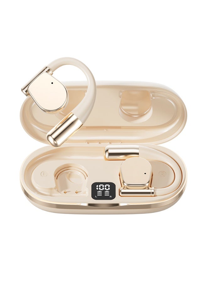 Qiwa-M111 2025 New Edition Ultraviolet Sterilization OWS Open Bluetooth Headphones, with a battery life of up to 30+ hours, feature IPX4 water resistance and noise cancellation for calls. - Image 2