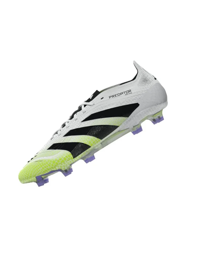 Adidas Predator Elite Fg U White Football/Soccer Shoes For Unisex