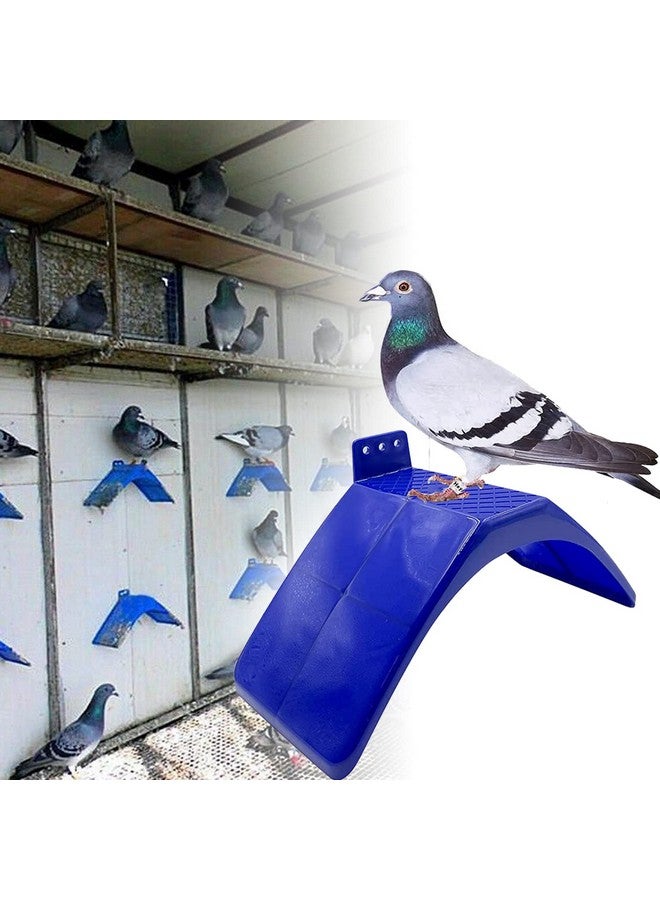 إيكجيي مجثم حمام من إيكجيوي، لوازم مجاثم علوية لحمام السباق، 10 قطع من حامل مسند حمام خفيف الوزن للحمام والطيور - Image 2