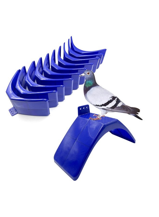 إيكجيي مجثم حمام من إيكجيوي، لوازم مجاثم علوية لحمام السباق، 10 قطع من حامل مسند حمام خفيف الوزن للحمام والطيور - Image 1