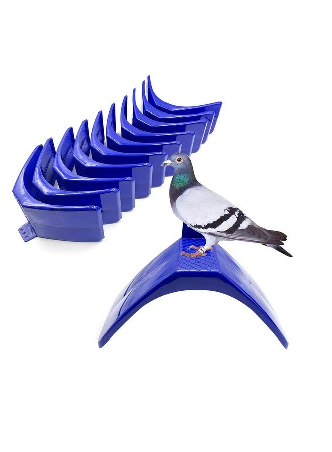 إيكجيي مجثم حمام من إيكجيوي، لوازم مجاثم علوية لحمام السباق، 10 قطع من حامل مسند حمام خفيف الوزن للحمام والطيور - Image 4