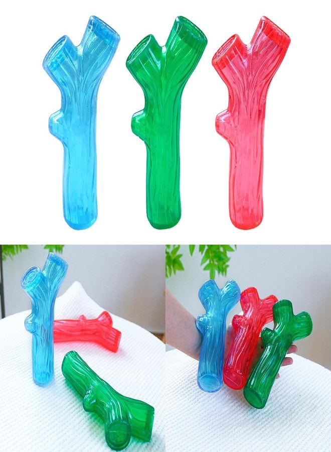 CATSELURRY Chew Toys Dog Chew Toy Squeak Teether Branch-Shape Twig for Medium & Small Dogs Sound Toy Chew Toy TPR Teether - Image 3
