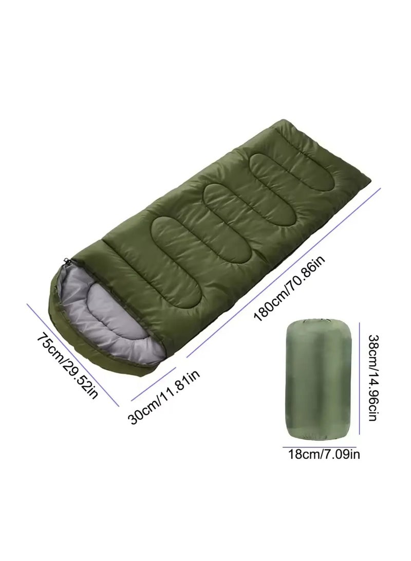 Generic Adult Kids Camping Sleeping Bag, Lightweight Portable Sleeping Bags Backpacking Indoor and Outdoor for Hiking Traveling with Storage Bag 10-25℃  - Image 1