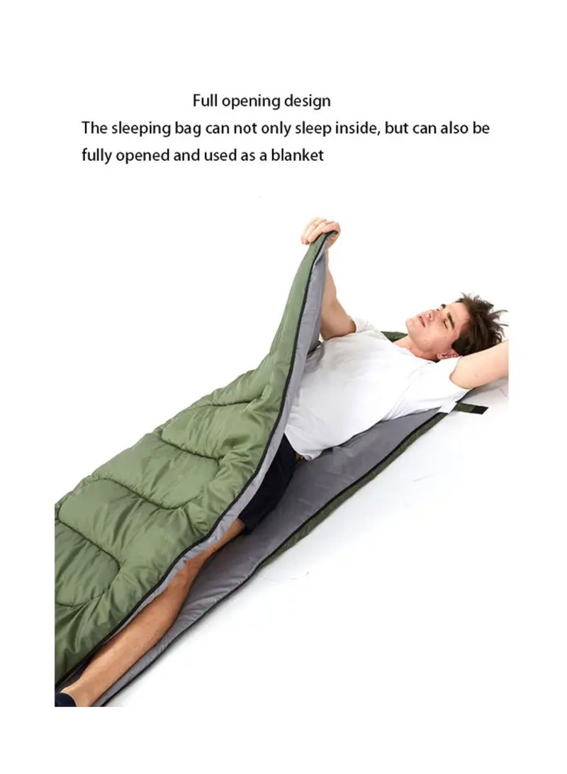 Generic Adult Kids Camping Sleeping Bag, Lightweight Portable Sleeping Bags Backpacking Indoor and Outdoor for Hiking Traveling with Storage Bag 10-25℃  - Image 3