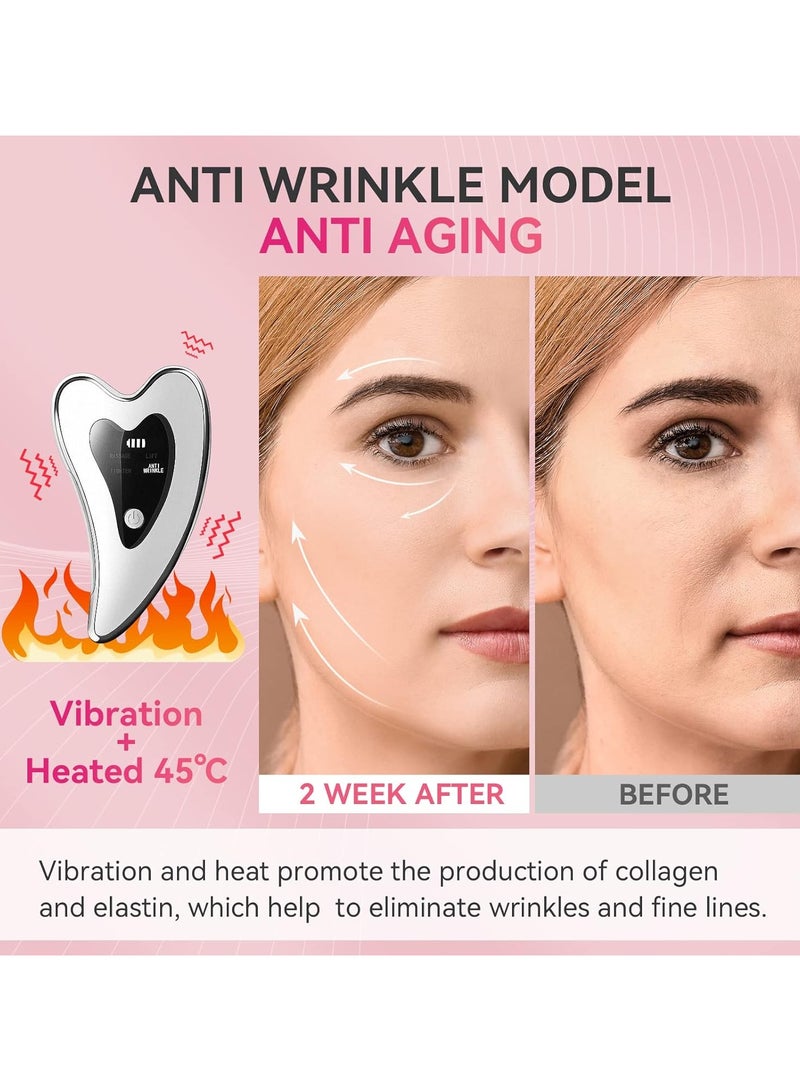 general Electric Gua Sha Facial Tools - Face Contouring Tools/Lifting Equipment - Heating & Vibrating & Red Light Massagers, Anti-Aging & Wrinkles, Puffiness, Double Chin, Tension Relief - Image 4