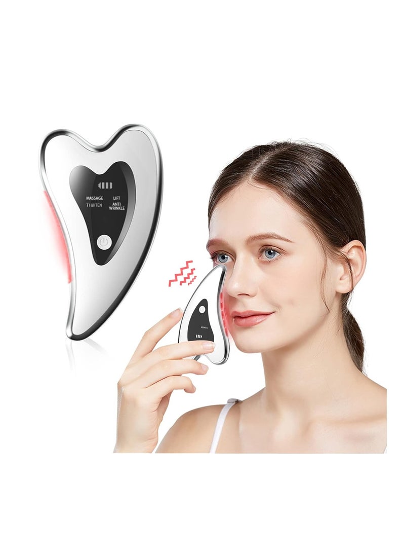 general Electric Gua Sha Facial Tools - Face Contouring Tools/Lifting Equipment - Heating & Vibrating & Red Light Massagers, Anti-Aging & Wrinkles, Puffiness, Double Chin, Tension Relief - Image 1