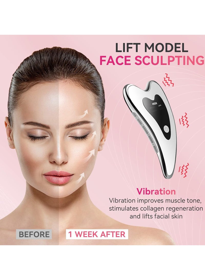 general Electric Gua Sha Facial Tools - Face Contouring Tools/Lifting Equipment - Heating & Vibrating & Red Light Massagers, Anti-Aging & Wrinkles, Puffiness, Double Chin, Tension Relief - Image 3