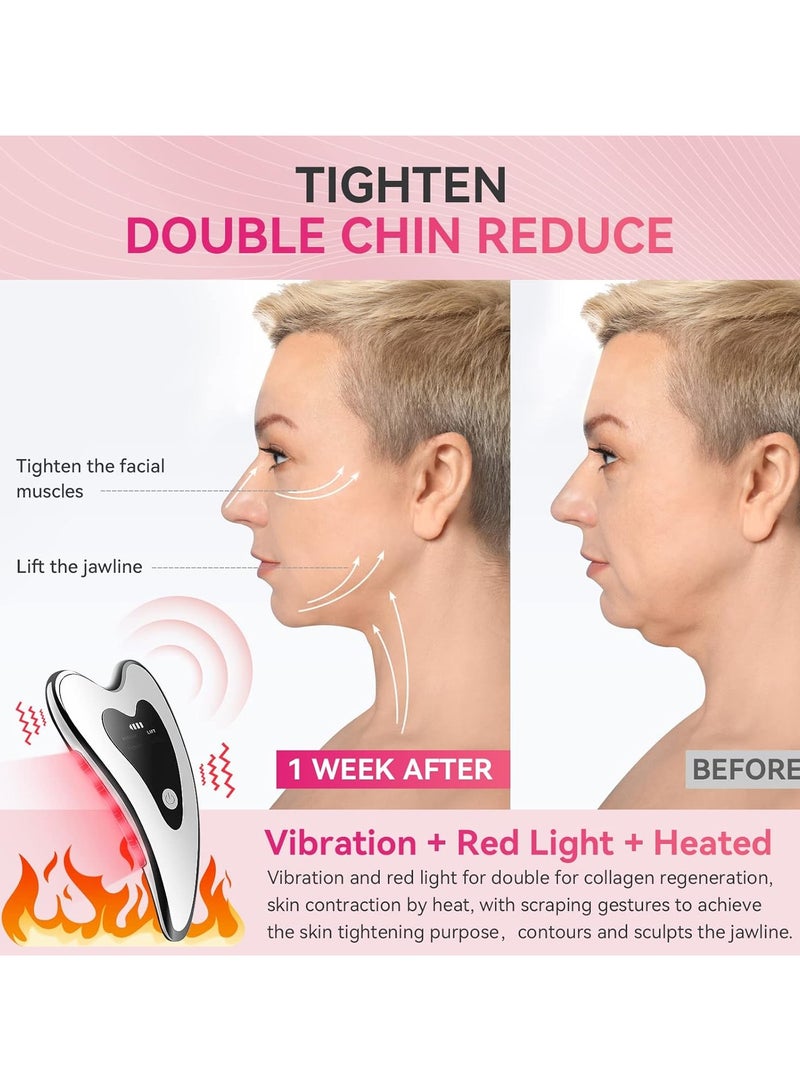 general Electric Gua Sha Facial Tools - Face Contouring Tools/Lifting Equipment - Heating & Vibrating & Red Light Massagers, Anti-Aging & Wrinkles, Puffiness, Double Chin, Tension Relief - Image 5