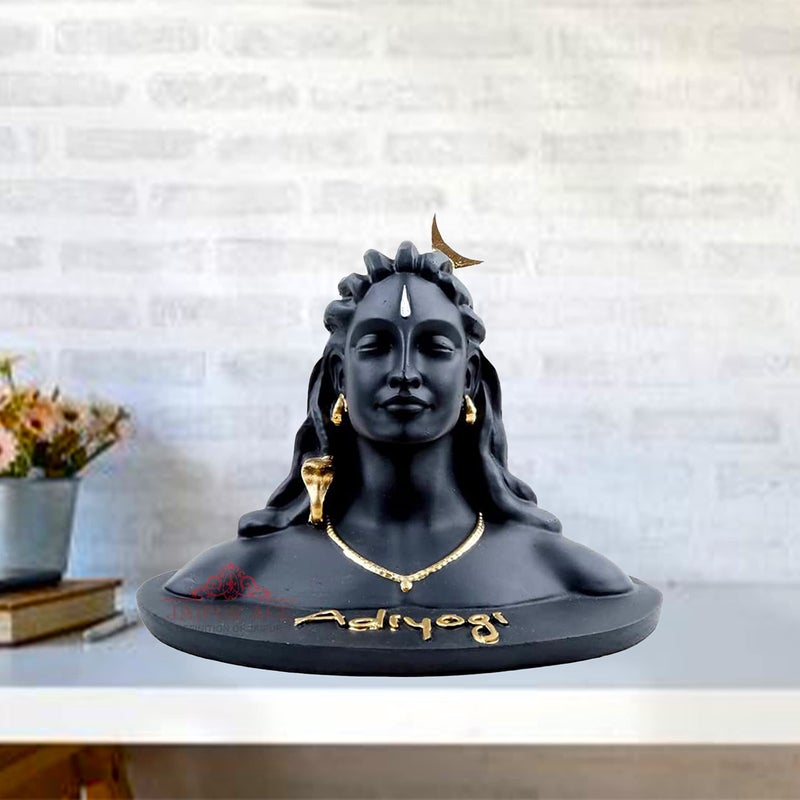Jaipur Ace Adiyogi Shiva Statue for Car Dash Board, Pooja & Gift, Mahadev Murti, Idol, Lord Adiyogi Shankara for Home & Office Decor | for Gifting (Adiyogi Mini Statue) - Image 5
