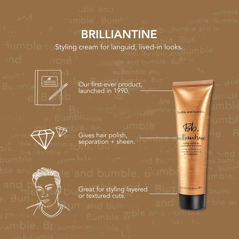 Bumble and bumble. Brilliantine Styling Cream | For Separation and Sheen | With Castor Oil, 2 Fl Oz - Image 4