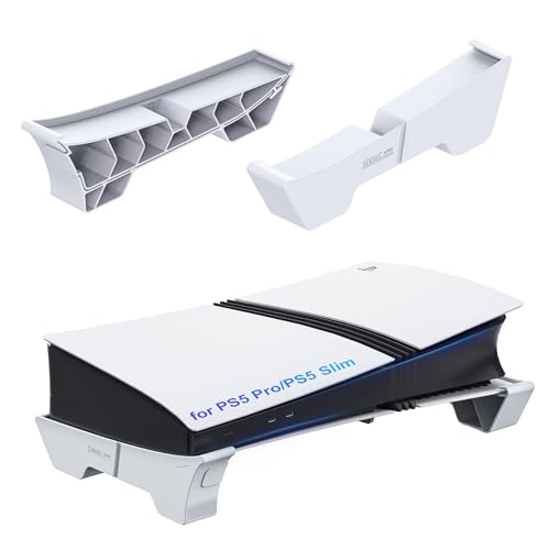 STARTRC GAMES Horizontal Stand Compatible with PS5 Pro/PS5 Slim Console, Base Stand Accessories for PlayStation 5 Slim/Pro Disc & Digital Edition(Not for PlayStation 5 2020) - Image 1