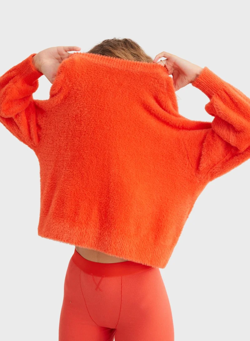 آري من امريكان ايجل Crew Neck Knitted Sweater