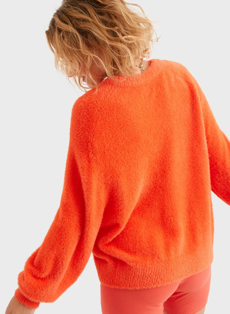 آري من امريكان ايجل Crew Neck Knitted Sweater