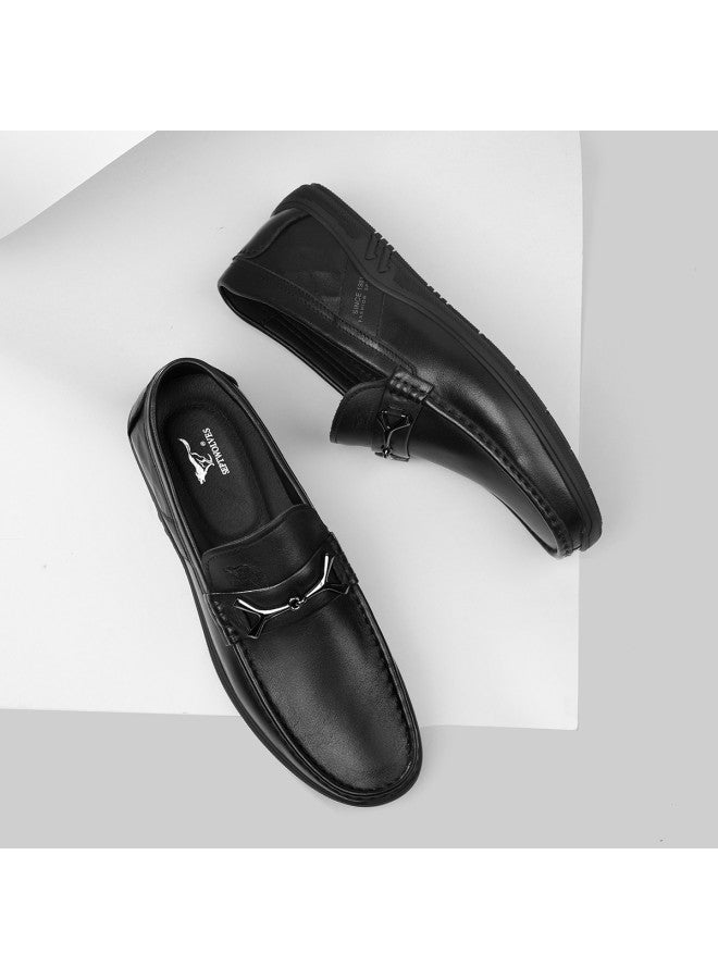 Septwolves Top Grain Leather】men's Casual Shoes, Business Driving Moccasins, Soft-soled Slip-on Men's Loafers - Image 3