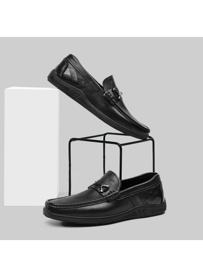 Septwolves Top Grain Leather】men's Casual Shoes, Business Driving Moccasins, Soft-soled Slip-on Men's Loafers - Image 2