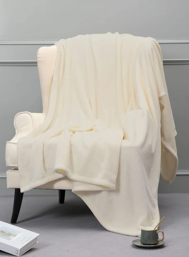 Donetella Fleece Blanket Single Size(170 X 200 CM) Super Soft Throw Blanket With 300 GSM Best Lightweight Warm Plush Throws For Bed, Sofa,Couch And Camping,Satin Linen