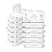 Nolla Nose and Face Wipes for Babies & Kids with Saline, Vitamin E, & Aloe | Unscented | Compostable, 360 Count (12 Packs of 30) - Image 2
