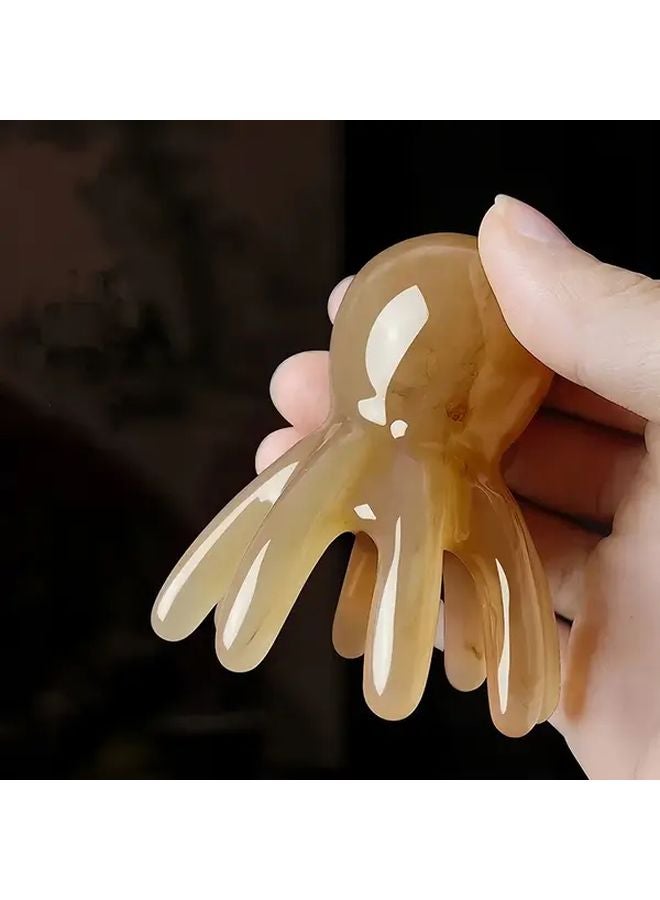 4 قطع مشط تدليك الأخطبوط المحمول KOLL LINK مرن 8 أذرع مدلك فروة الرأس لتخفيف التوتر - Image 3