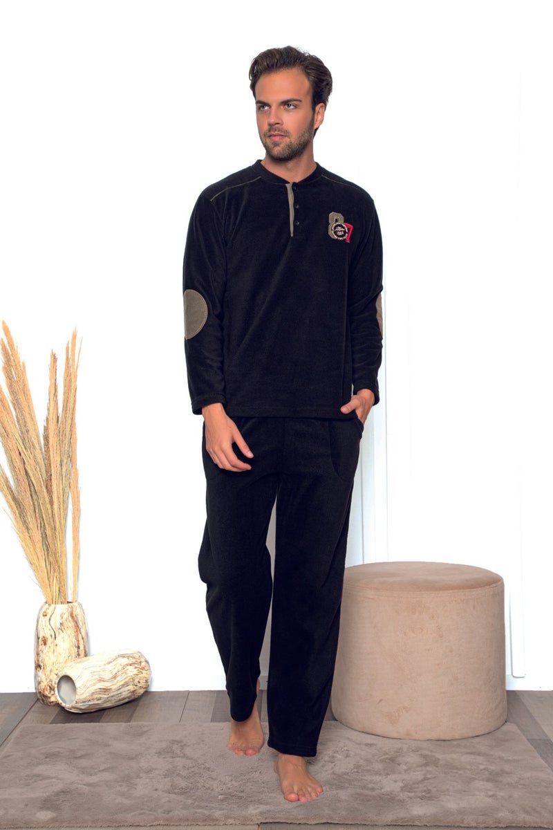 Nisanca Winter Men's Fleece Pajamas Set  - Image 1