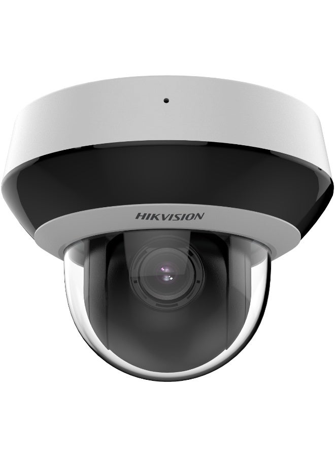 هيك فيجن 4MP PTZ IP Camera, 4X Optical Zoom, 16X Digital Zoom, 20m IR, AcuSense, Smart Tracking, H.265+, WDR, 120dB, IP66, IK10, PoE, MicroSD, 360° Pan, -5° to 90° Tilt, Audio & Alarm I/O | DS-2DE2A404IWG1-E - Image 1