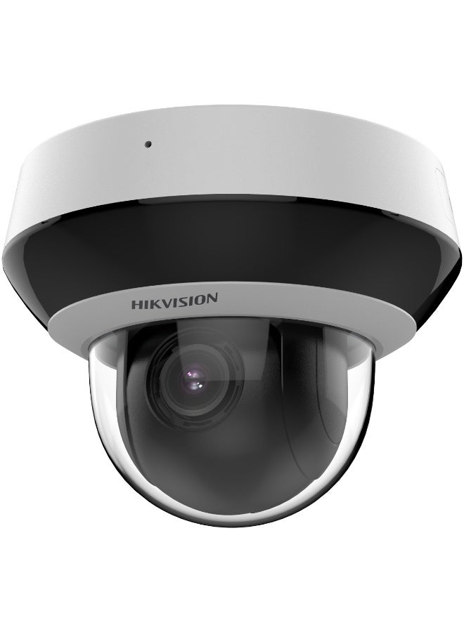 هيك فيجن 4MP PTZ IP Camera, 4X Optical Zoom, 16X Digital Zoom, 20m IR, AcuSense, Smart Tracking, H.265+, WDR, 120dB, IP66, IK10, PoE, MicroSD, 360° Pan, -5° to 90° Tilt, Audio & Alarm I/O | DS-2DE2A404IWG1-E - Image 2