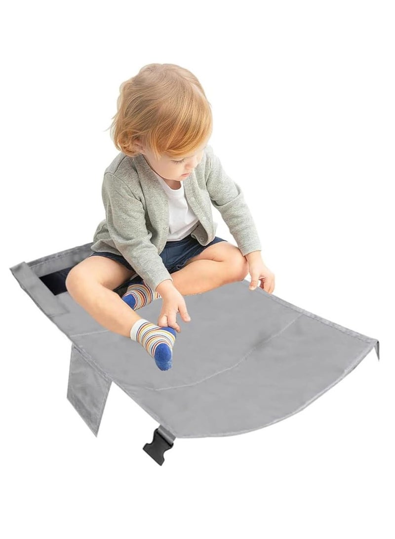 Airplane Bed for Toddler, Travel Bed,Airplane Footrest Seat Extender for Kids,Portabletravel Foot Rest Hammock for Flights,Airplane Leg Rest for Kids to Lie Down,Airplane Travel Essentials - Image 1