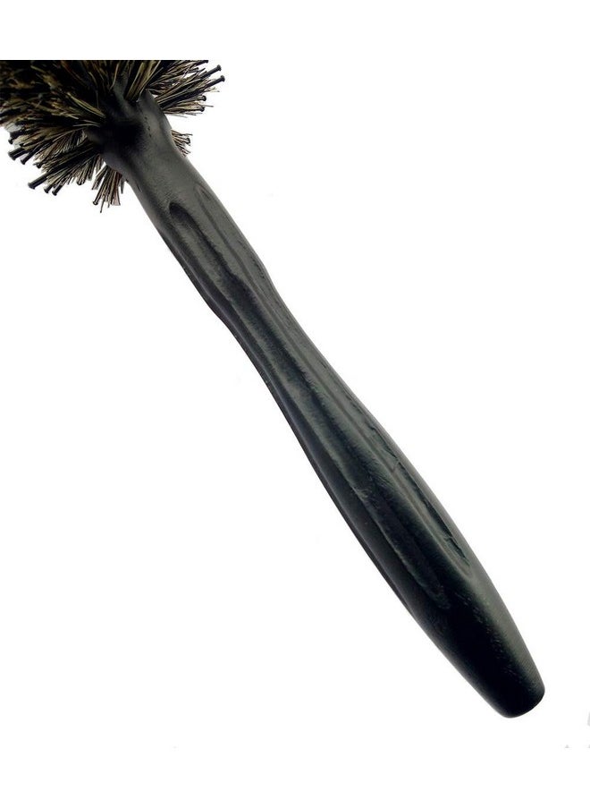 Agoder - Round Hair Brush With Natural Boar And Nylon Bristles Small Volumizing Hair Brush 1.65 Inch Diameter Barrel (12 Rows) - Image 1