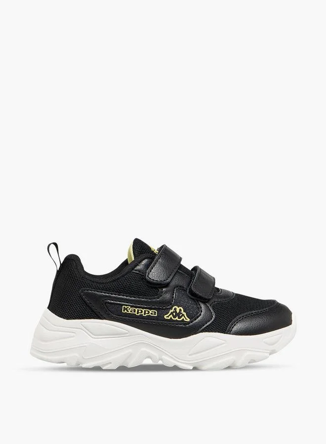 Kappa BLACK Boys Hook & Loop Sports Shoes for Men | Best Price UAE