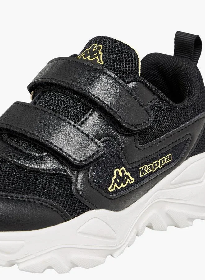 Kappa BLACK Boys Hook & Loop Sports Shoes for Men | Best Price UAE