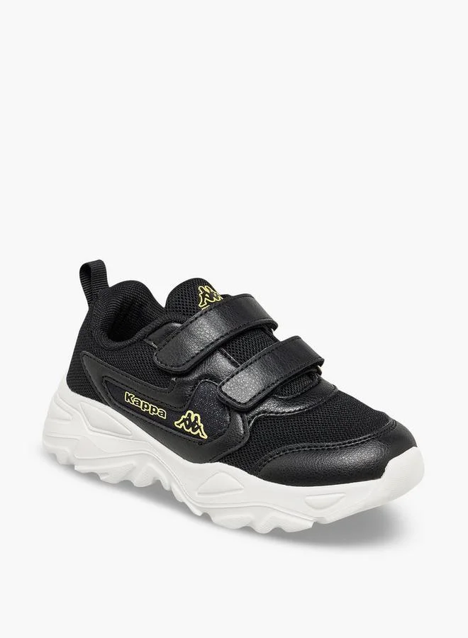Kappa BLACK Boys Hook & Loop Sports Shoes for Men | Best Price UAE
