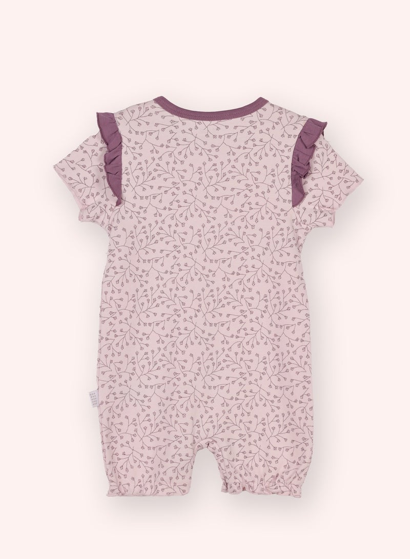 Panco FLOWERS Short Sleeve Jumpsuit with Shorts  - Image 1