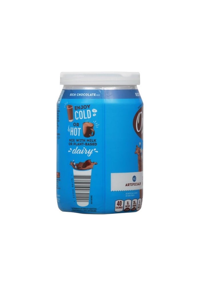 Ovaltine Rich Chocolate Drink Mix, Powdered Drink Mix for Hot and Cold Milk, 12 OZ Canister - Image 4