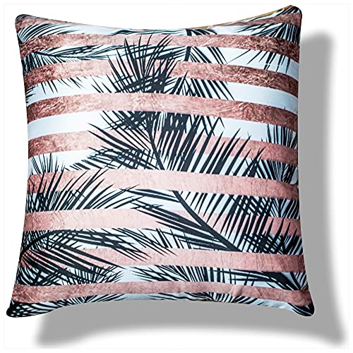 Vendola Microfiber Satin 250TC Cushion Pillow Covers, Classic Copper, Set of 5 (16X16 Inches) - Image 4