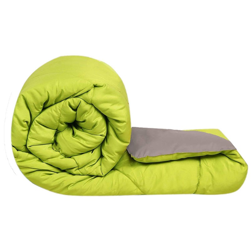 SVT Microfiber 200TC Comforter Single_Green Grey - Image 4