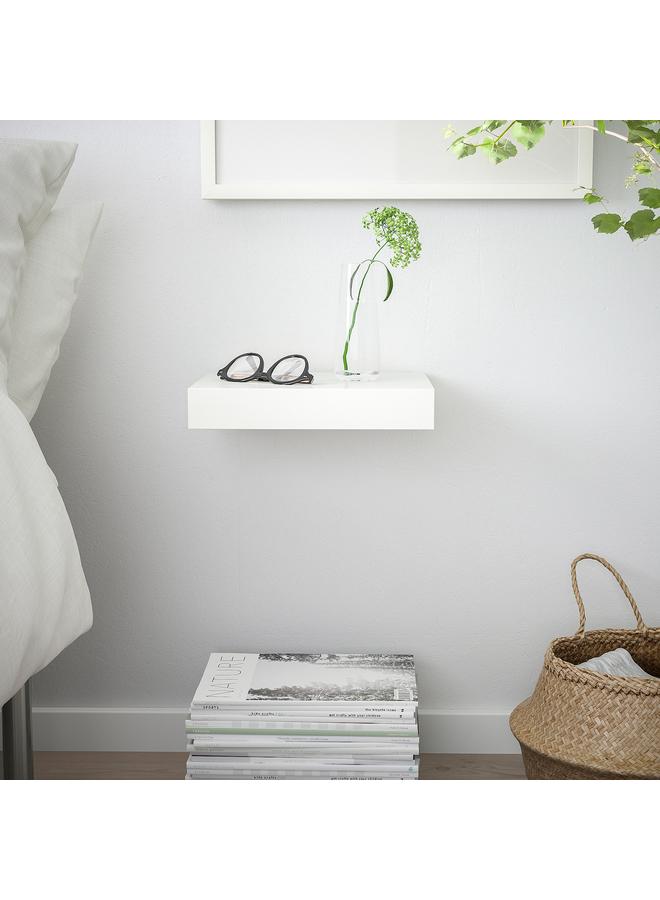 Zaboon Wall Shelf, White, 30X26 Cm - Image 2