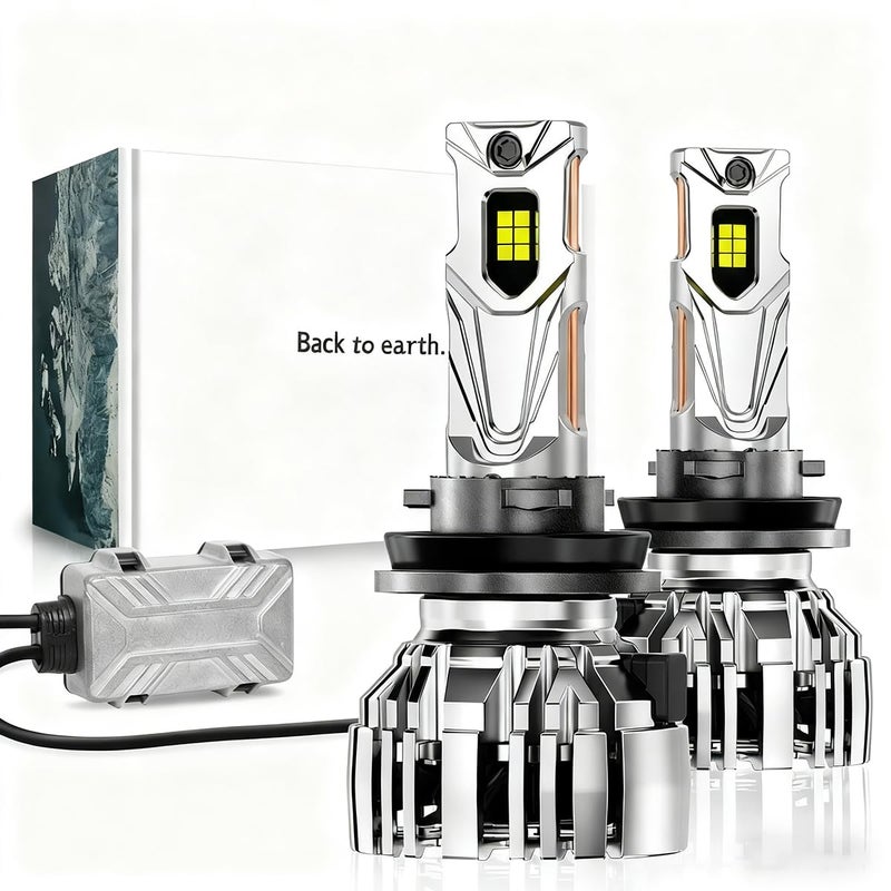 NOVSIGHT H11 LED Fog Lights Bulbs - 55000 Lumens,100000 Hours Lifespan,6500K Cool White Light,Efficent Cooling System, Pack of 2 - Image 1