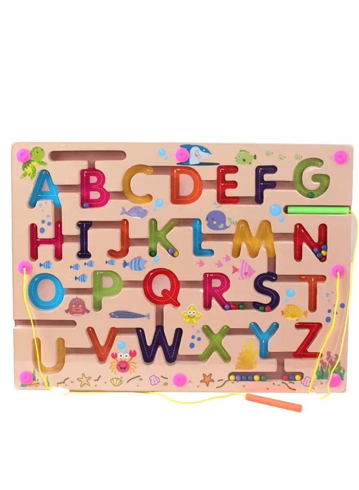 Urban Traffic Alphabet Maze – Magnetic Learning Toy for Kids | Fun & Educational Puzzle Game to Enhance Letter Recognition and Problem-Solving Skills!  - Image 2