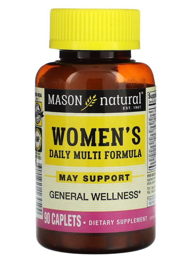 Mason Natural - Women's Daily Multi Formula 90 Caplets - Image 1