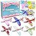 QETRABONE 30 Pcs Valentines Day Gifts Foam Airplanes with Valentines Cards Valentines Day Gifts for Classroom Airplane Party Favors Exchange Prizes - Image 2