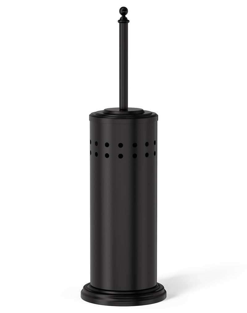 DOWRY Anti-Hand Off Toilet Plunger with Holder for Bathroom,Powerful Efficient Force Suction Cup,Heavy Duty, Deep Cleaning Black - Image 1