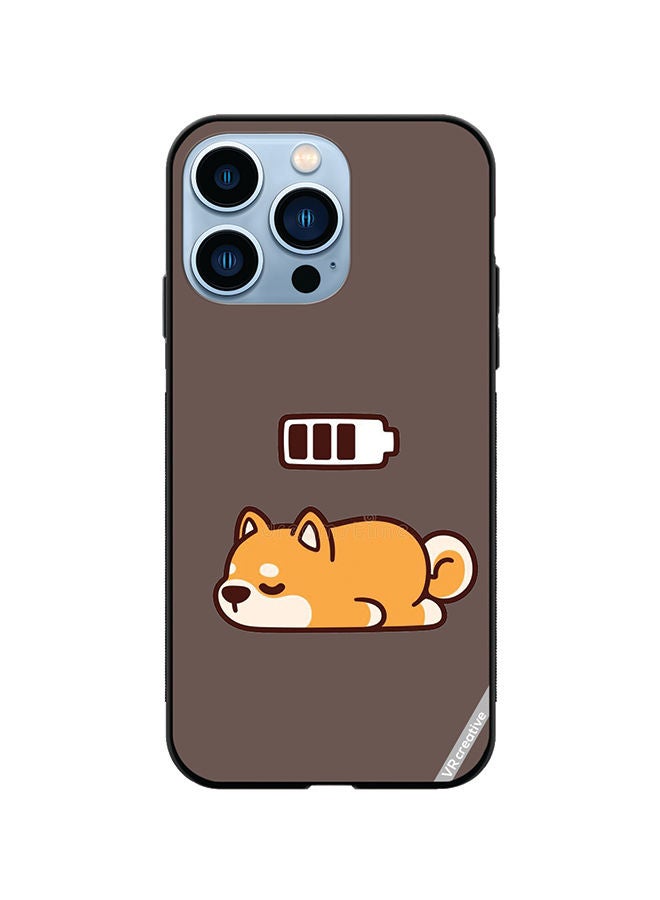 VR CREATIVE Protective Case Cover For Apple iPhone 14 Pro Sleeping Cat Design Multicolour - Image 1
