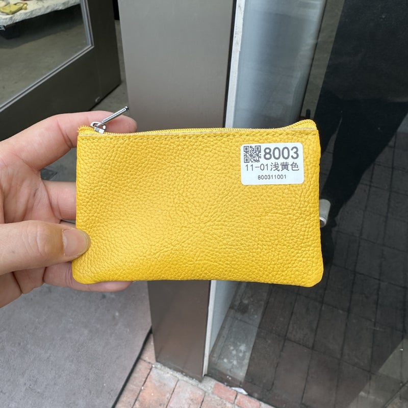 Student Genuine Leather Zipper Coin Purse Children'S First Layer Cowhide Earphone Storage Bag Women'S Small Wallet - Image 1