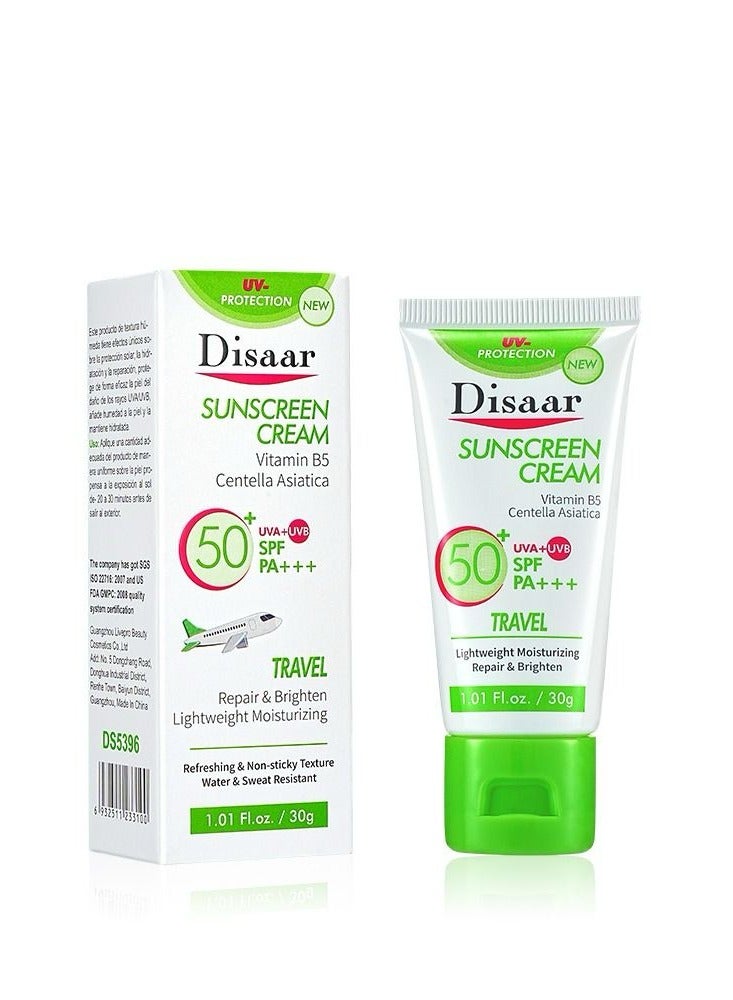 Disaar Sunscreen Cream Vitamin B5 Centella Asiatica SPF 50 PA+++ 30 g