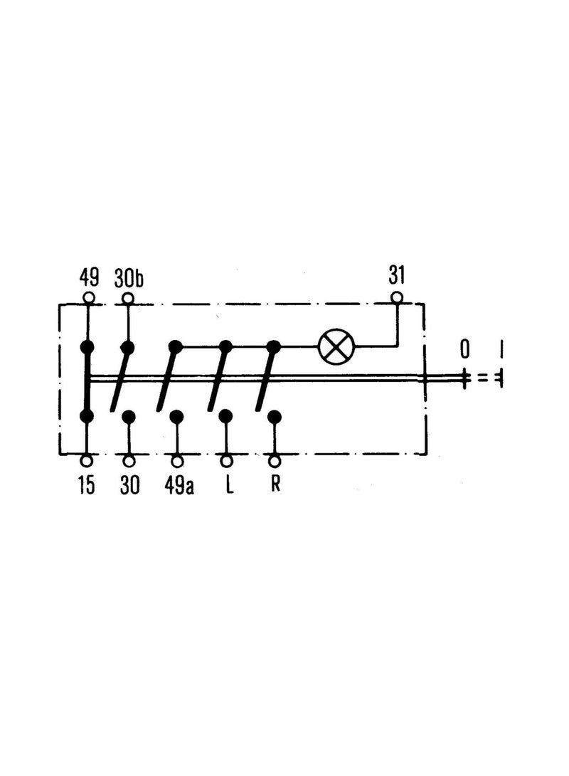 HELLA HELLA NP HAZARD FLASHER SWITCH 12V - Image 3