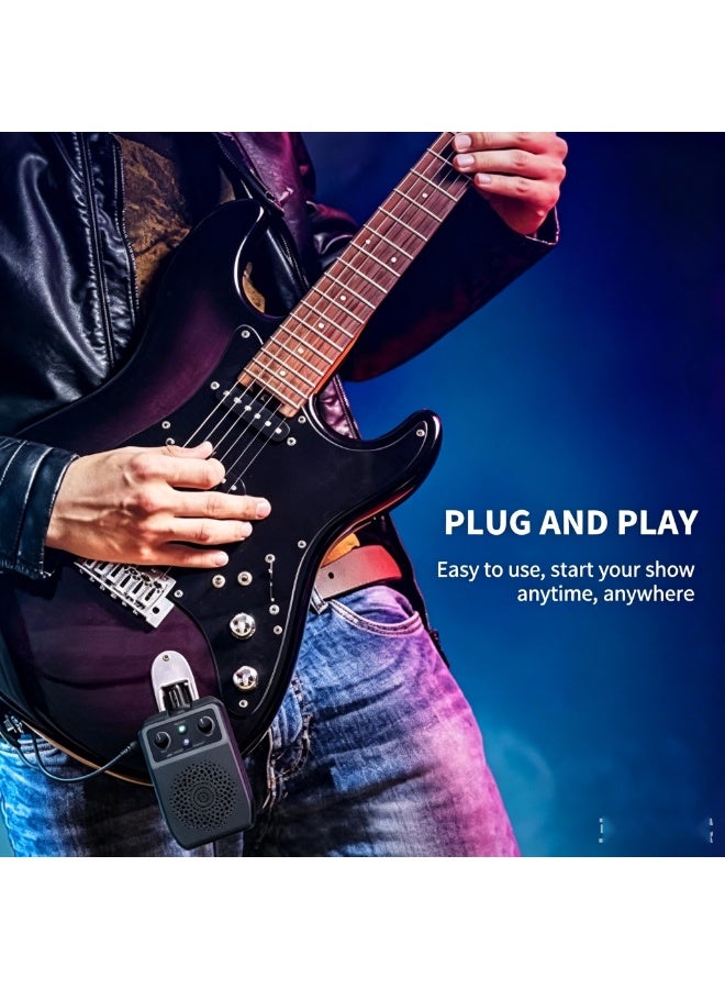 JOYO Mini Electric Guitar Amp 5W, Portable Bluetooth Guitar Amplifier with Built-in Effects - Image 5