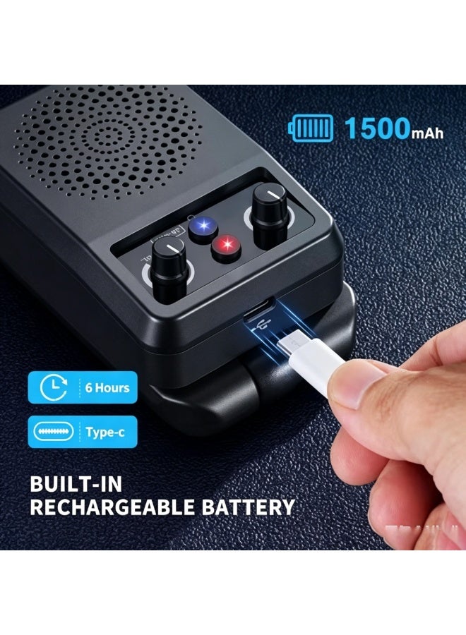 JOYO Mini Electric Guitar Amp 5W, Portable Bluetooth Guitar Amplifier with Built-in Effects - Image 3