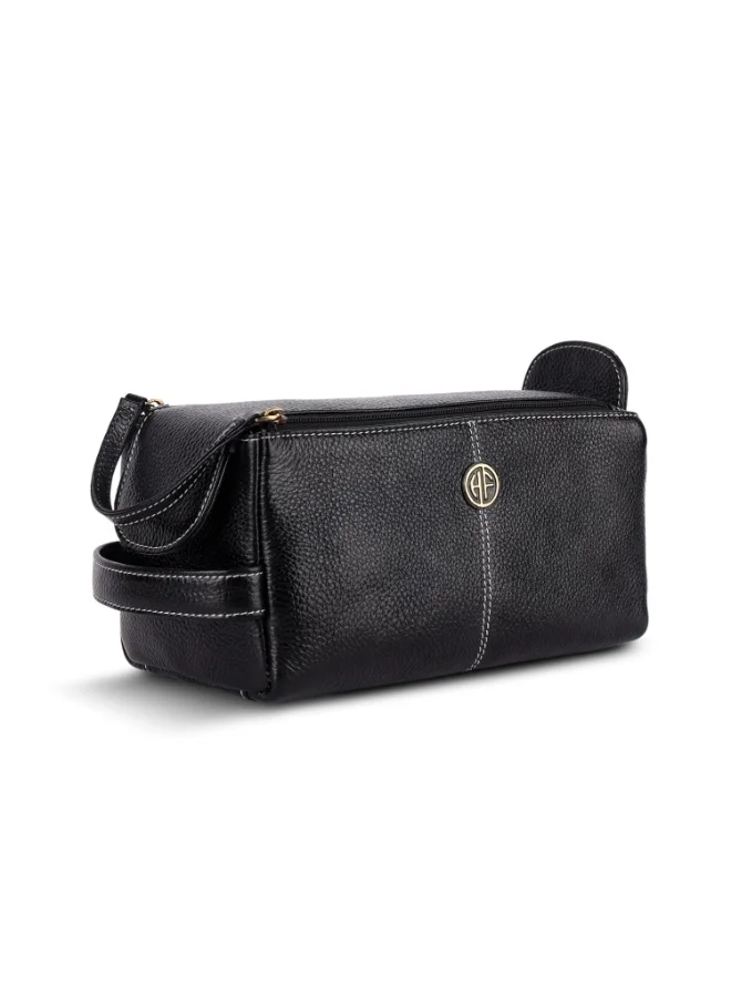  هاموندز فلاي كاتشر حقيبة أدوات الزينة الجلدية للرجال والنساء - حقيبة تنظيم السفر، حقيبة أدوات الحلاقة للرجال، حقيبة تنظيم مستحضرات التجميل، حقيبة أدوات الزينة للرجال مع جيوب متعددة