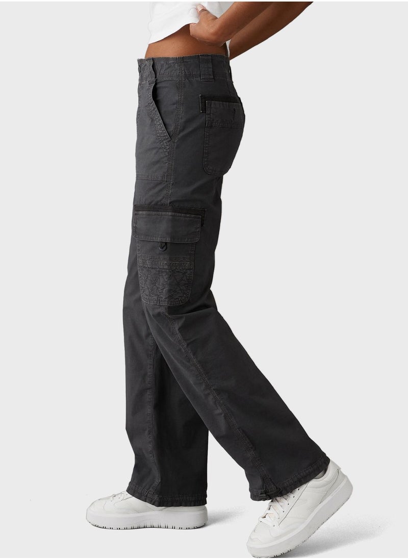 American Eagle - High Waist Baggy Cargo Joggers - Image 1